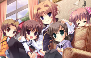 Anime çocukları Sonsuz Yeşim Denizi duvar kağıdı — Anime çocukları Duvar Kağıdı