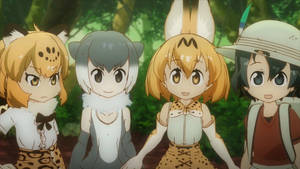 Anime Çocukları Hayvan Kostümü İçinde duvar kağıdı — Anime çocukları Duvar Kağıdı