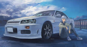Anime Araba Arka Planı — Anime araba Duvar Kağıdı