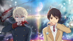 Anime Karakterleri Aldnoah Zero duvar kağıdı — Minimalist anime Duvar Kağıdı