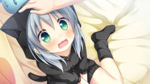Anime Kızı Kapüşonlu Neko duvar kağıdı — Anime kızı kapüşonlu Duvar Kağıdı