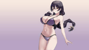 Anime Kızları Göğüs Bikini