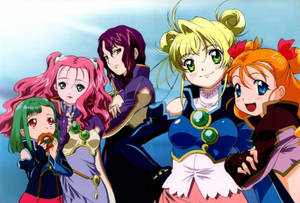 Anime lezbiyen Simoun karakterleri duvar kağıdı