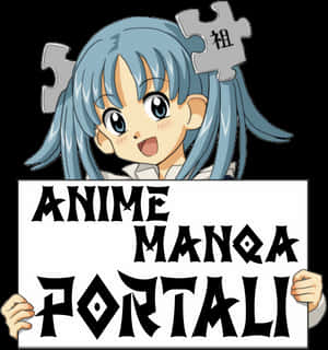 Anime Kızı Tabela Tutuyor, HD PNG İndir — Manga GIF Duvar Kağıdı