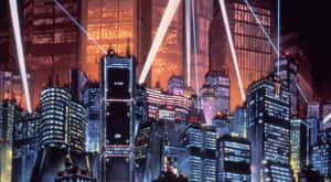 Anime Şehri resimleri — Anime şehir GIF Duvar Kağıdı