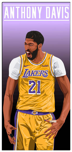 Anthony Davis Vektör Sanatı duvar kağıdı.