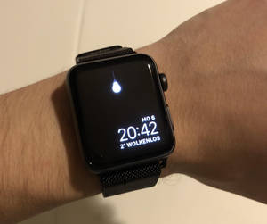 Apple Watch asılı ampul arayüzü duvar kağıdı — Apple Watch Duvar Kağıdı