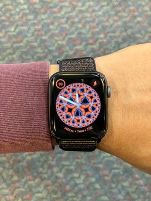 Apple Watch kaleydoskop desenli kadran duvar kağıdı — Apple Watch Duvar Kağıdı