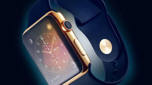 Apple Watch lüks altın çerçeve duvar kağıdı — Apple Watch Duvar Kağıdı