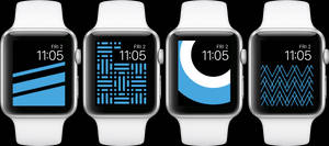 Apple Watch Mavi Temalı Arayüzler duvar kağıdı — Apple Watch Duvar Kağıdı
