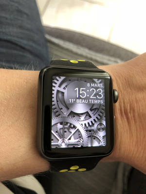 Apple Watch mekanik dişli kadran duvar kağıdı — Apple Watch Duvar Kağıdı