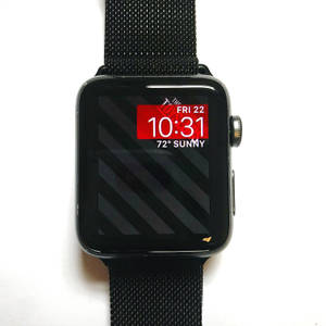 Apple Watch metal ağ kaplama duvar kağıdı — Apple Watch Duvar Kağıdı