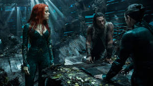 Aquaman ve Mera film sahnesi duvar kağıdı — Pro Display XDR Duvar Kağıdı