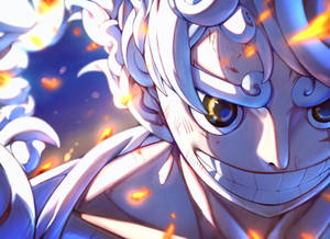 Ateşli Kıvılcımlarla Joy Boy Luffy