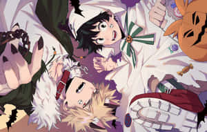 My Hero Academia Cadılar Bayramı [duvar kağıdı] — Manga GIF Duvar Kağıdı