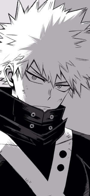 Bakugou - Savaşçı ve patlayıcı bir kahraman aksiyonda — POCO M8 Duvar Kağıdı