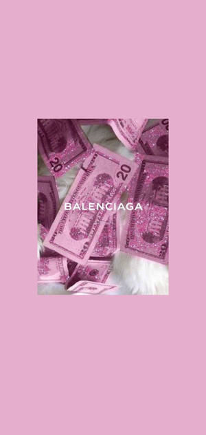 Balenciaga Estetik Mor Poster duvar kağıdı — iPhone 15 Duvar Kağıdı