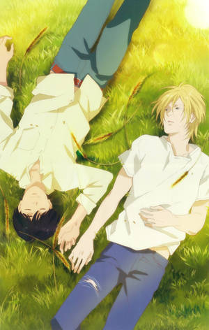 Banana Fish Ash Eiji Barış duvar kağıdı. — Moto Pad 70 Duvar Kağıdı
