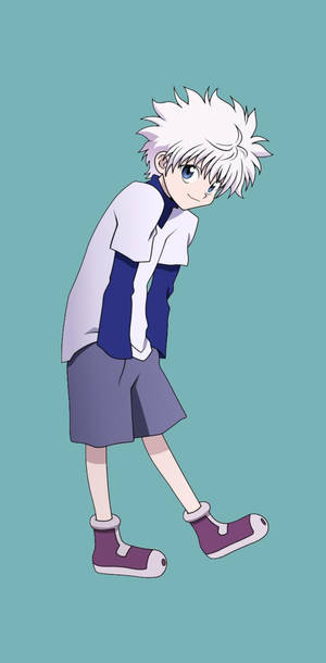 Basit Sevimli Killua Anime Çocuk — Sevimli anime profil fotoğrafı Duvar Kağıdı