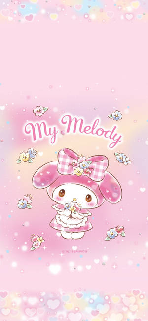 Pembe My Melody Duvar Kağıdı — iPhone 15 Pro Duvar Kağıdı