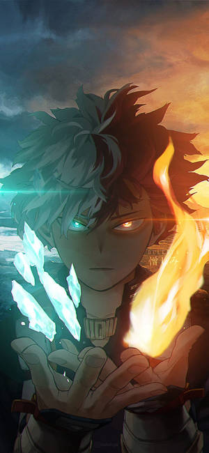 Deku X Todoroki X Bakugou — Galaksi A07s Duvar Kağıdı