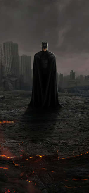 Batman Şehri — iPhone 18 Duvar Kağıdı