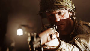 Battlefield 5 4K Yakın Çekim Silah Doğrultma — Video oyunu GIF Duvar Kağıdı