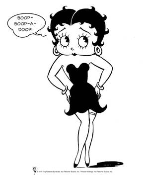 Betty Boop Çizgi Roman Sanatı duvar kağıdı — Galaxy Z Fold Duvar Kağıdı
