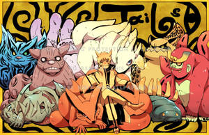 Bijuu Naruto Karakterleri Fanart duvar kağıdı — Naruto estetiği Duvar Kağıdı