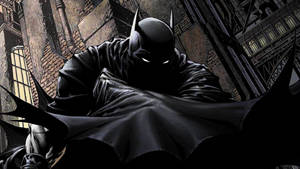 Binanın içinde Batman çizgi romanı duvar kağıdı