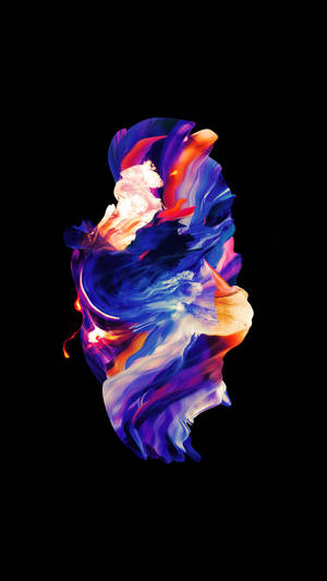 Değişen tonlarda boyalı sürme görüntüsünün AMOLED dijital sanat duvar kağıdı. — AMOLED Duvar Kağıdı