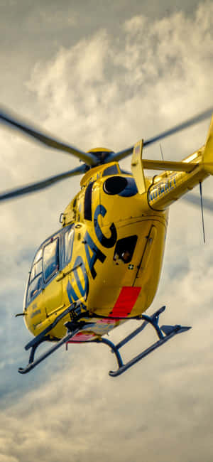 iPhone Xs Helikopter Arka Planı — Oppo A6c Duvar Kağıdı