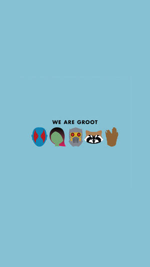 Biz Groot'uz Marvel Estetiği — Galaksinin Koruyucuları Duvar Kağıdı