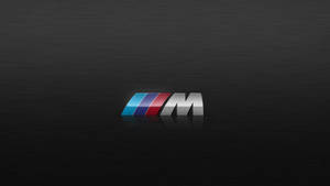 BMW M Logosu Siyah Ahşap Doku — BMW Duvar Kağıdı