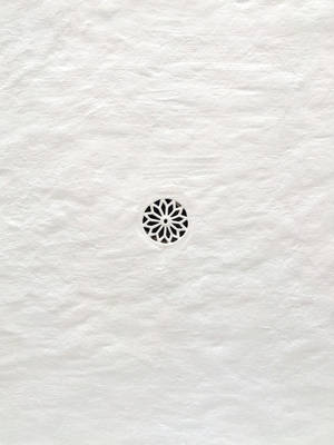 Boho Estetiği Kırışık Kağıt ve Çiçek Deseni