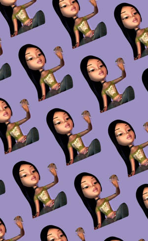 Bratz Bebek dijital sanat duvar kağıdı — Galaxy Tab S9 FE Duvar Kağıdı