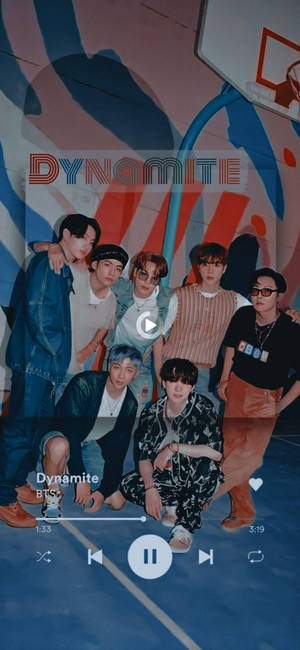 BTS 2021 Dynamite Çalıyor — 19.5:9 Duvar Kağıdı
