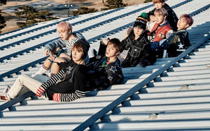 BTS Grup Fotoğrafı Bahar Günü duvar kağıdı — Bts grup fotoğrafı GIF Duvar Kağıdı
