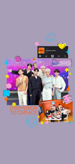 BTS Permission To Dance — iPhone Xs Duvar Kağıdı