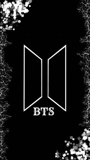 BTS Logosu Siyah Estetik — Bts logosu GIF Duvar Kağıdı