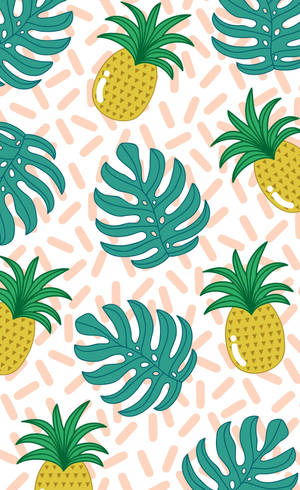 Ananas yaz telefon duvar kağıdı. — Galaxy Tab Duvar Kağıdı