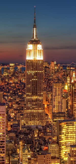 iPhone Xs New York Şehri Arka Planı — Realme C Duvar Kağıdı