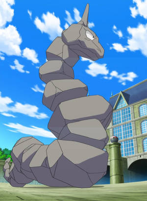 Büyük Onix Evin Önünde — Pokemon Telefon Duvar Kağıdı