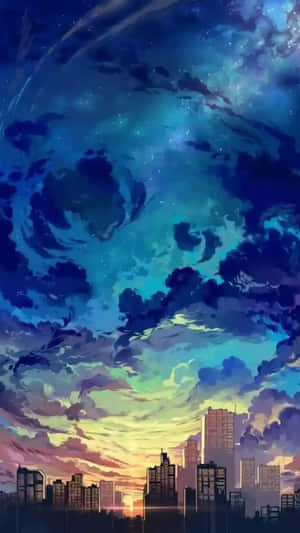 Büyüleyici Anime Manzarası ve Kiraz Çiçekleri