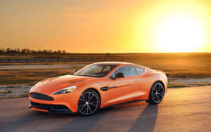 Büyüleyici Aston Martin Vanquish Hareket Halinde — MacBook Pro 13 Duvar Kağıdı