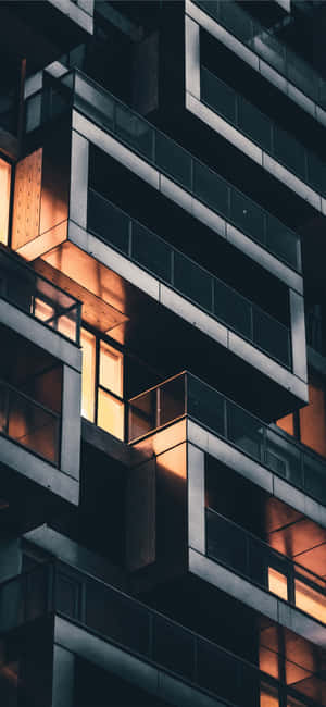 Büyüleyici Çağdaş Mimari Balkon — Pixel 10 Pro XL Duvar Kağıdı