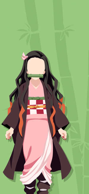 Demon Slayer arka plan — Nezuko demon slayer Duvar Kağıdı