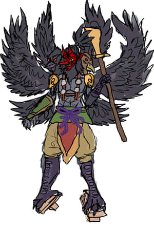 Büyüleyici Tengu Sanat Eseri — iPad Mini Duvar Kağıdı