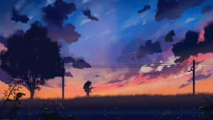 Anime Manzara arka planı — Animasyon manzara Duvar Kağıdı