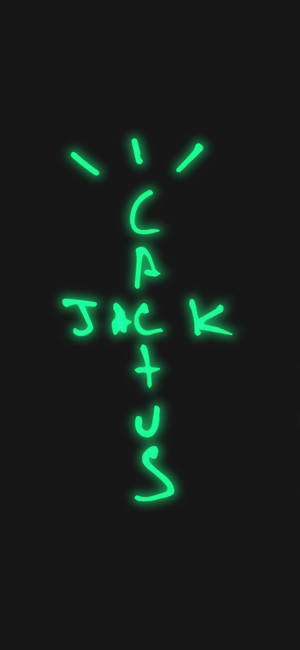 Cactus Jack parlayan logo duvar kağıdı — iPhone 14 Pro Duvar Kağıdı